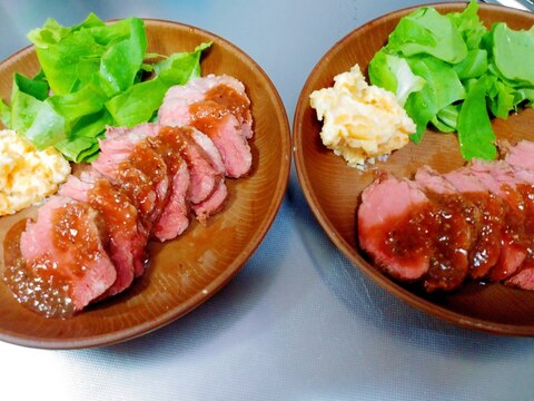 炊飯器で簡単 ローストビーフ